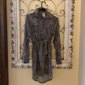 Camp drawstring dress